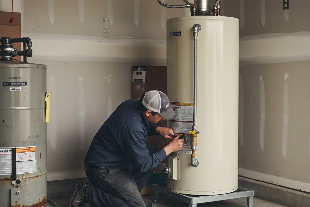 Water heater and shutoff valve replacement in Federal Way