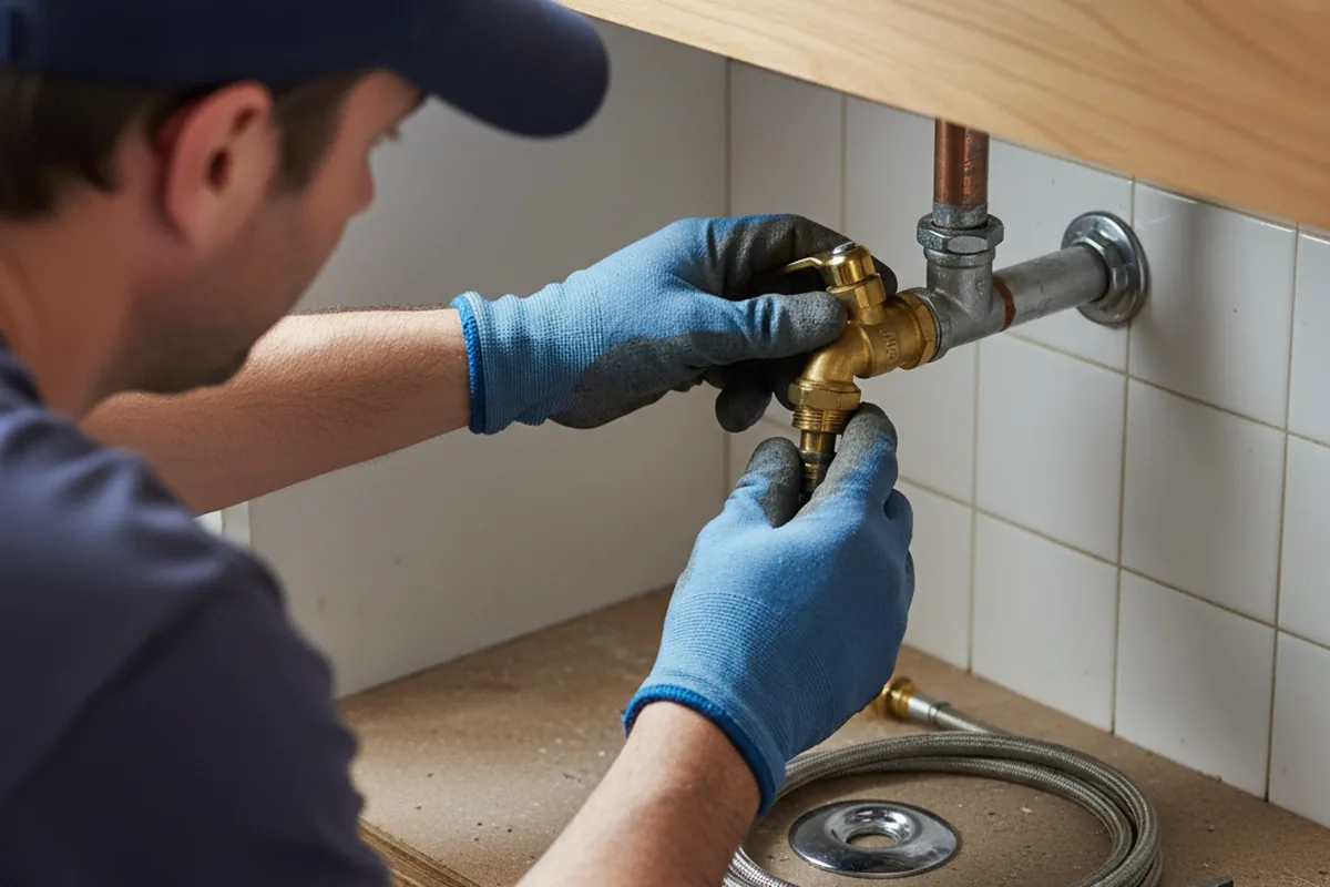 Shutoff valve and fitting work during Emergency Plumbing in Federal Way